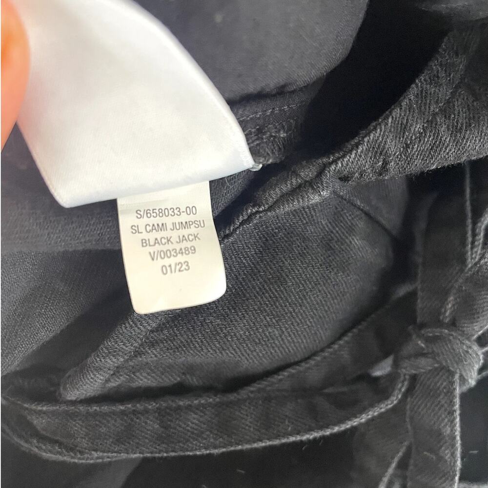 Old Navy Tie-Shoulder Corset Cami Jumpsuit Black S - Picture 7 of 9